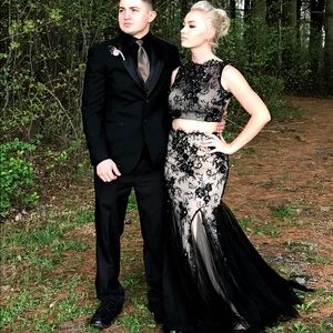 This is the two piece prom dress that’s up for sale in my closet